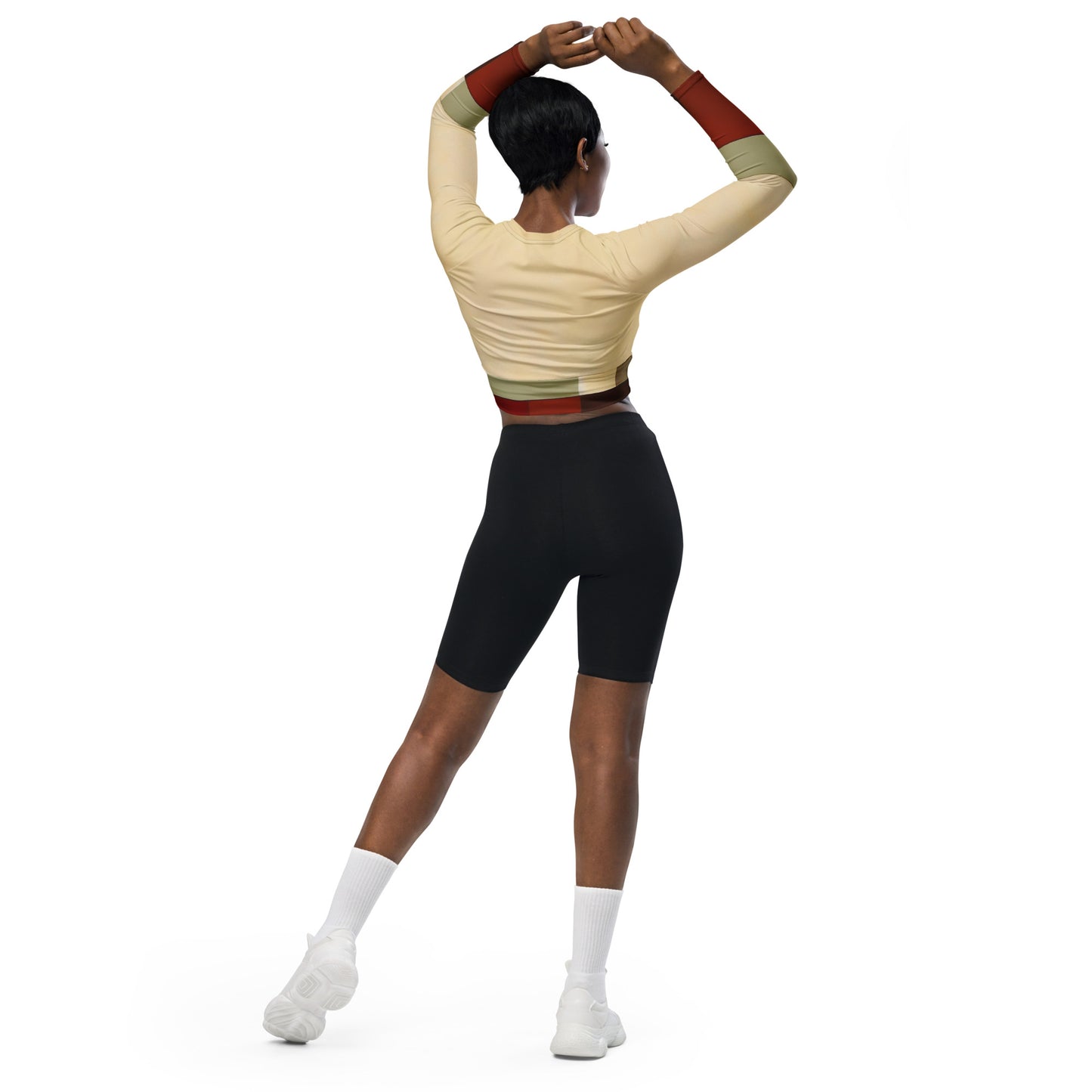 DMV 0267 Avant Garde Recycled long-sleeve crop top