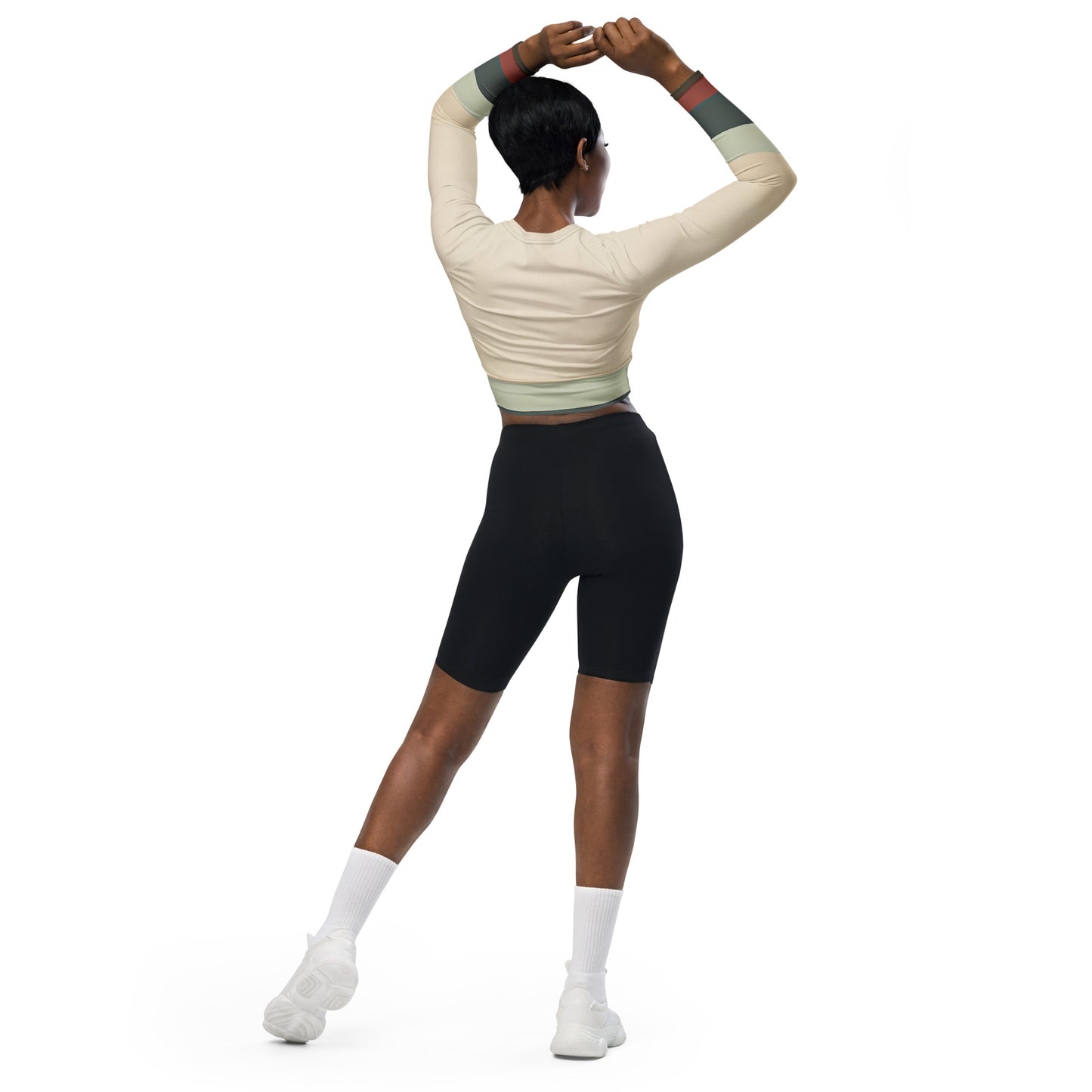 DMV 0403 Avant Garde Recycled long-sleeve crop top