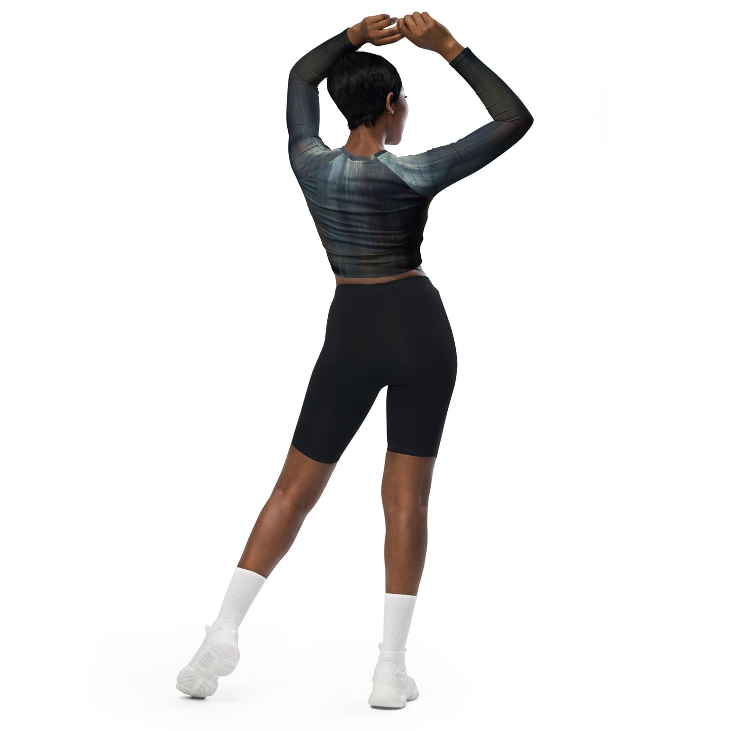 DMV 0173 Avant Garde Recycled long-sleeve crop top