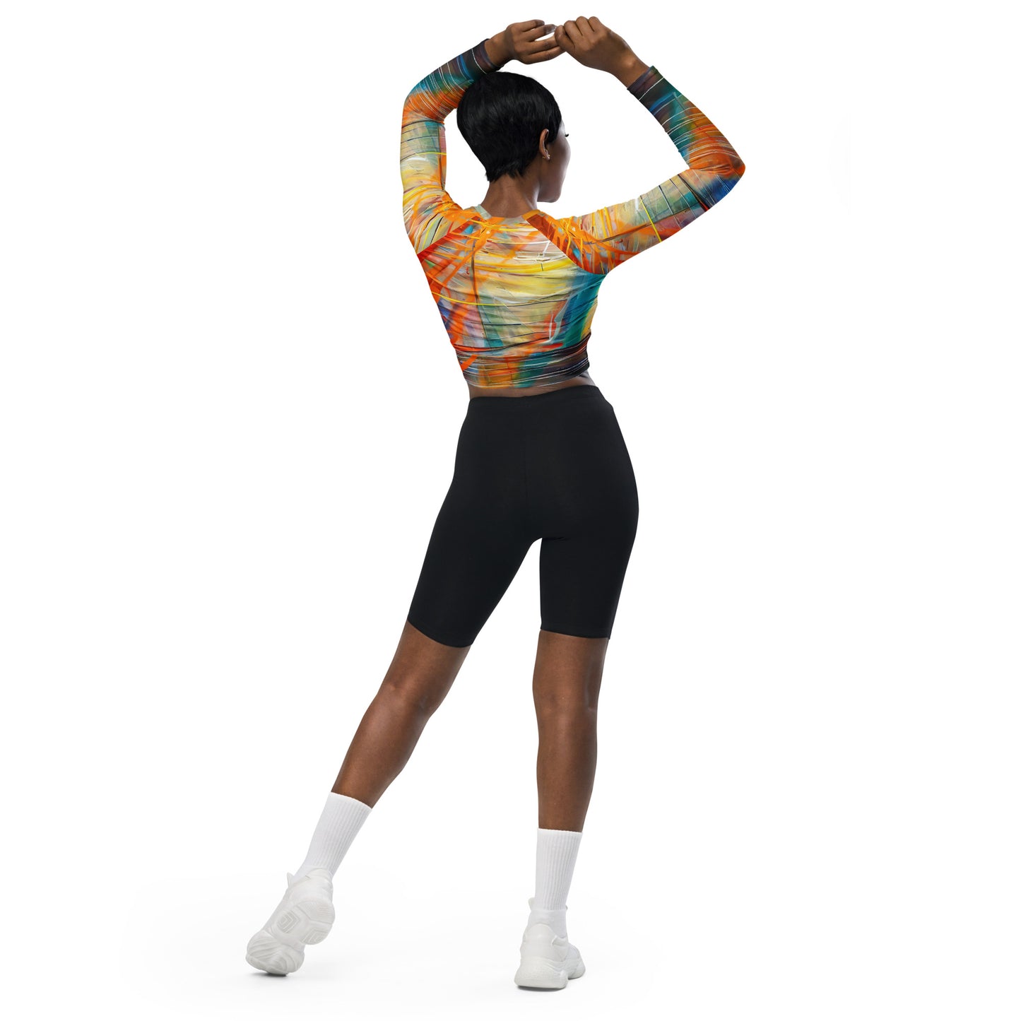 DMV 1346 Avant Garde Recycled long-sleeve crop top