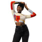 DMV 0128 Avant Garde Recycled long-sleeve crop top