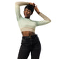 DMV 0252 Avant Garde Recycled long-sleeve crop top