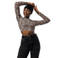 DMV 0131 Chic Boho Recycled long-sleeve crop top