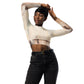 DMV 1352 Avant Garde Recycled long-sleeve crop top