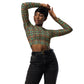 DMV 0422 Psy Artsy Recycled long-sleeve crop top