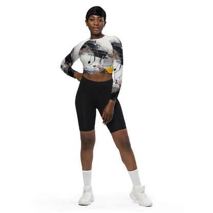 DMV 0126 Avant Garde Recycled long-sleeve crop top