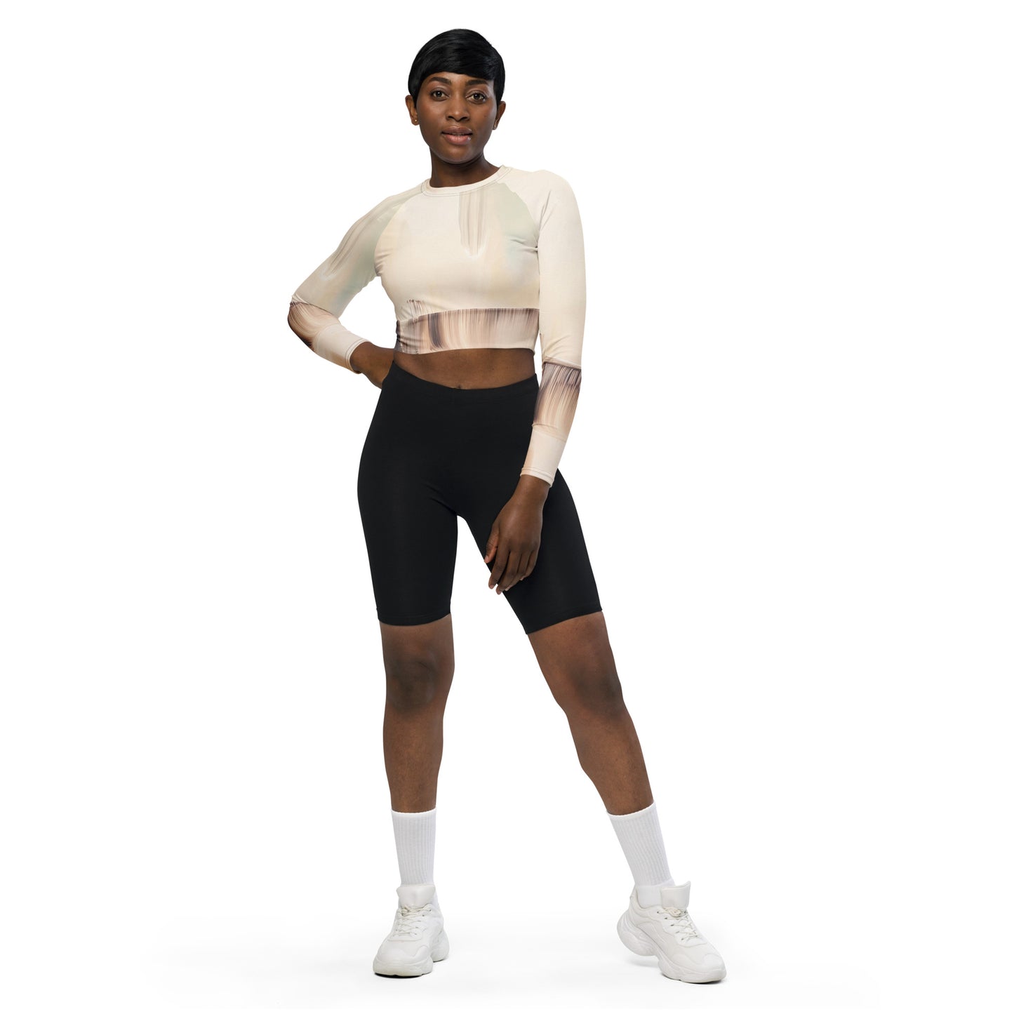 DMV 1352 Avant Garde Recycled long-sleeve crop top