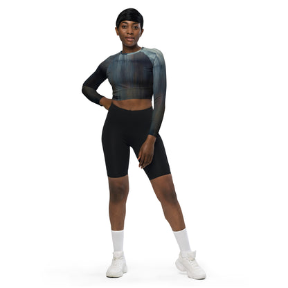 DMV 0173 Avant Garde Recycled long-sleeve crop top