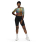 DMV 0646 Avant Garde Recycled long-sleeve crop top