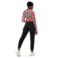 DMV 0030 Vintage Artsy Recycled long-sleeve crop top