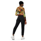 DMV 0132 Avant Garde Recycled long-sleeve crop top