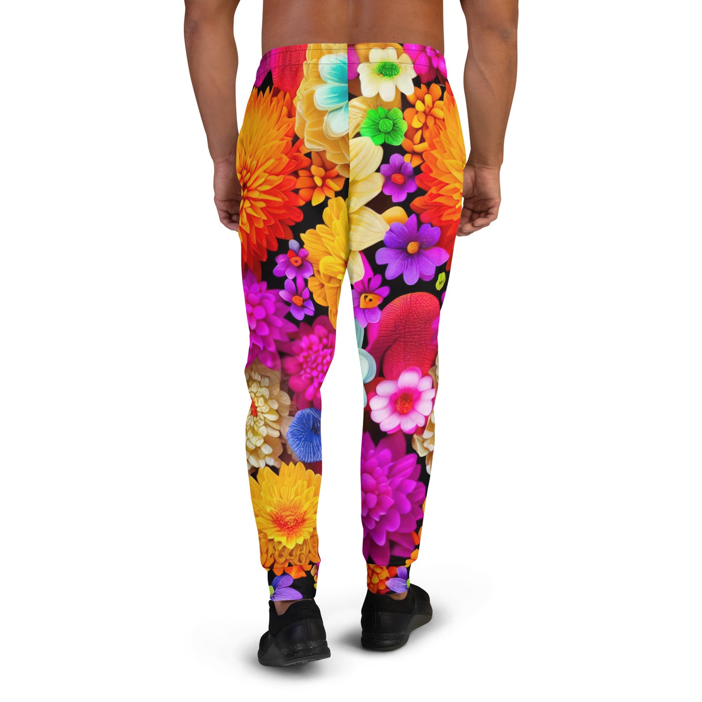 DMV 0238 Floral Men's Joggers