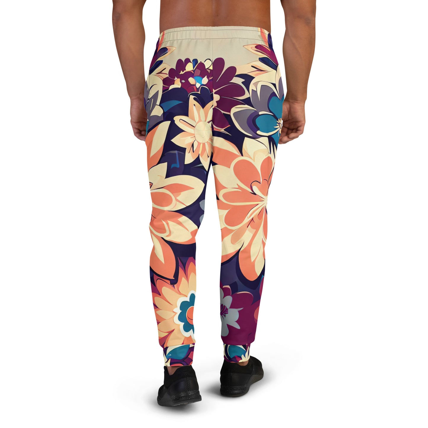 DMV 0253 Floral Men's Joggers