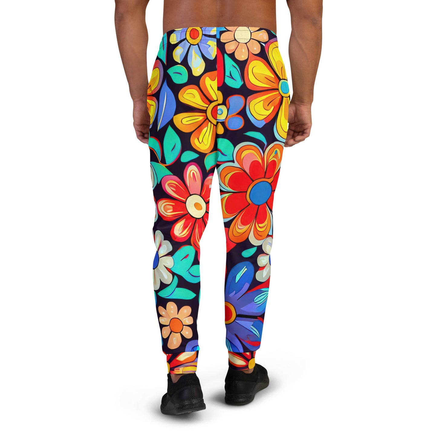 DMV 0257 Floral Men's Joggers