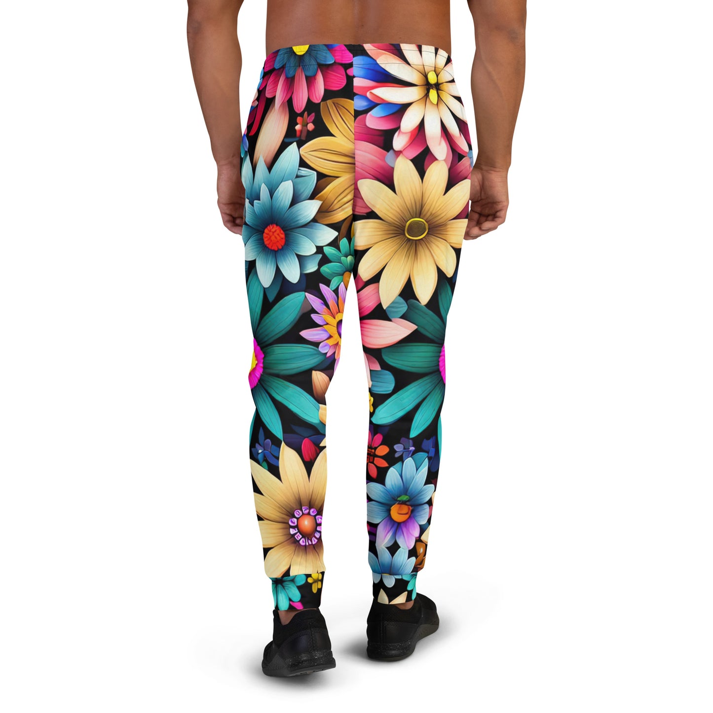 DMV 0265 Floral Men's Joggers