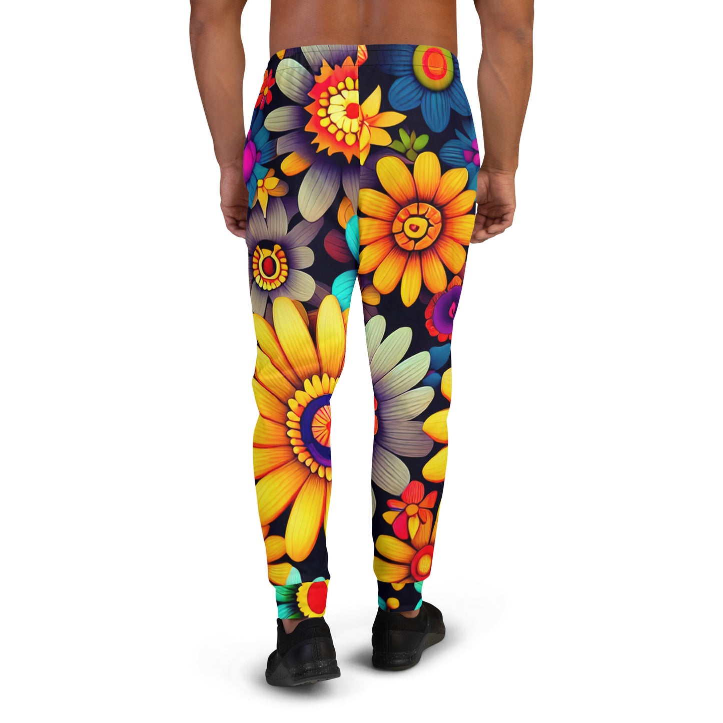 DMV 0158 Floral Men's Joggers