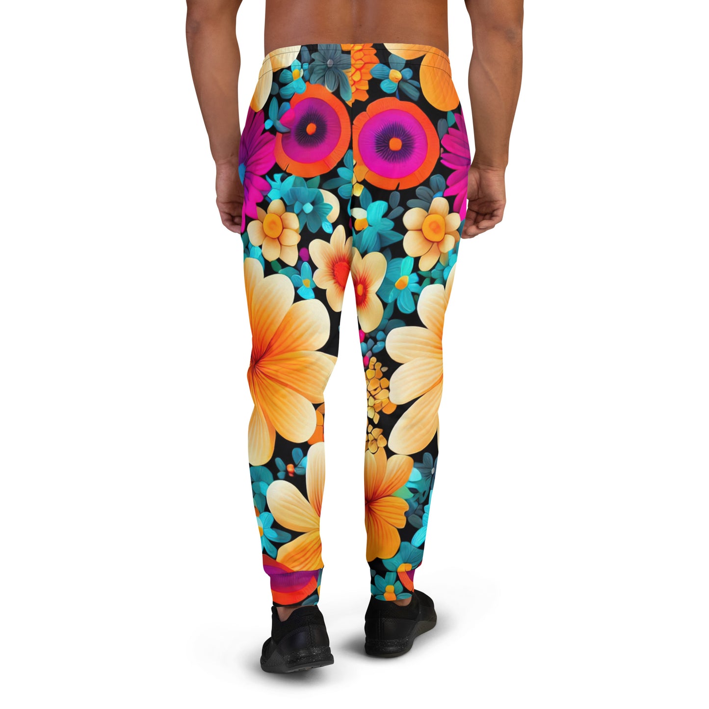 DMV 0259 Floral Men's Joggers