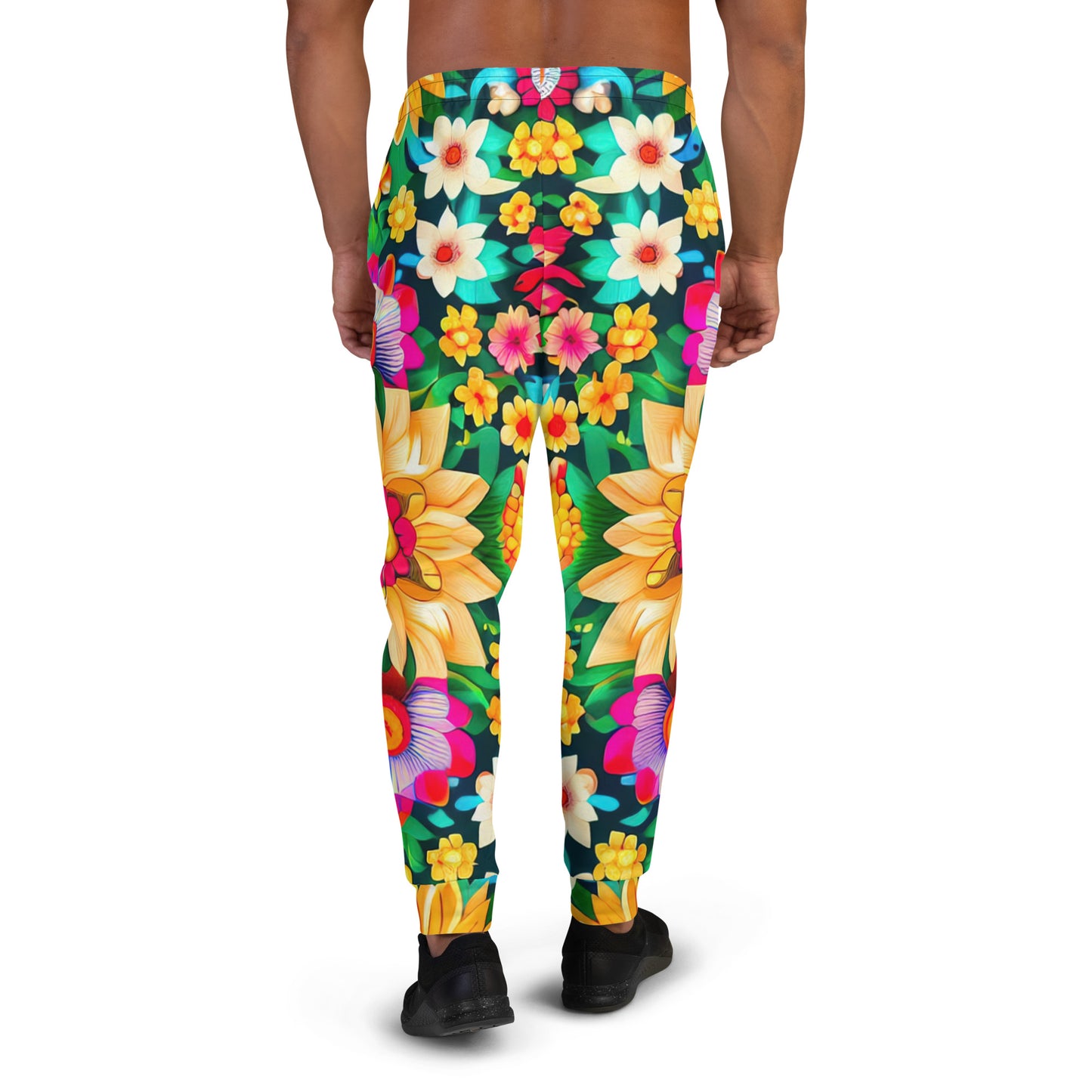 DMV 0193 Floral Men's Joggers