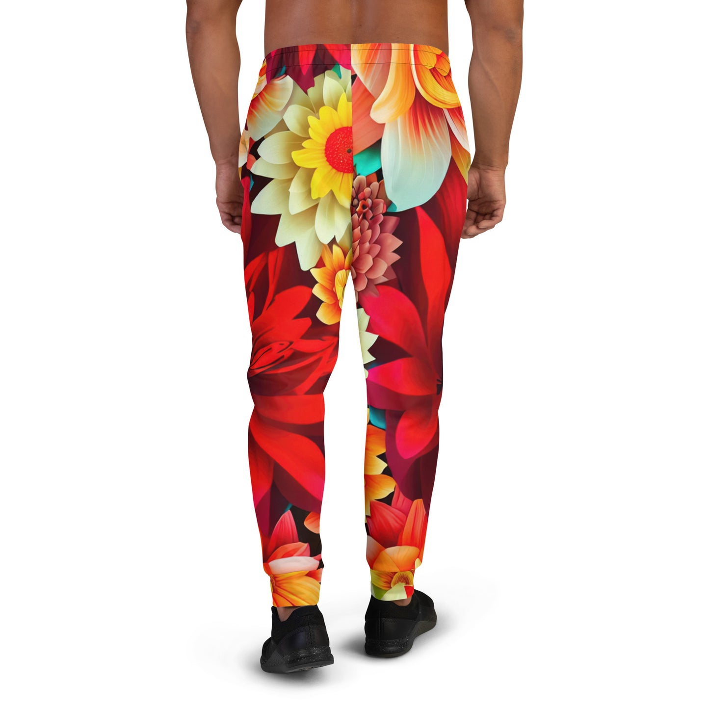 DMV 0419 Floral Men's Joggers