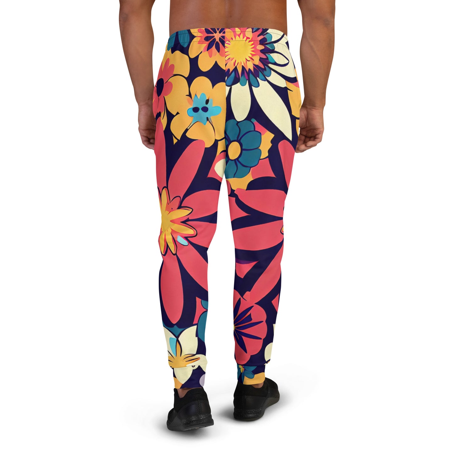 DMV 0392 Floral Men's Joggers