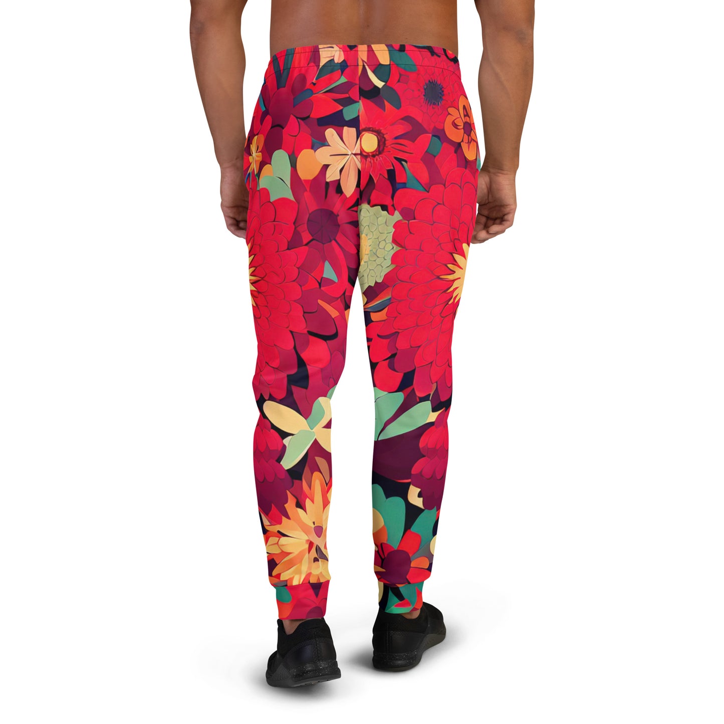 DMV 0485 Floral Men's Joggers