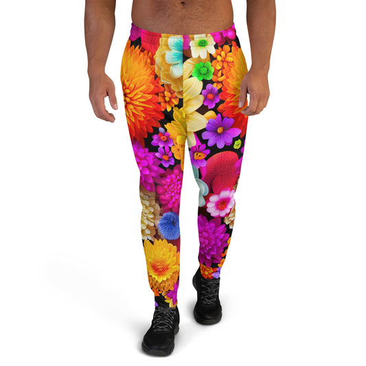 DMV 0238 Floral Men's Joggers