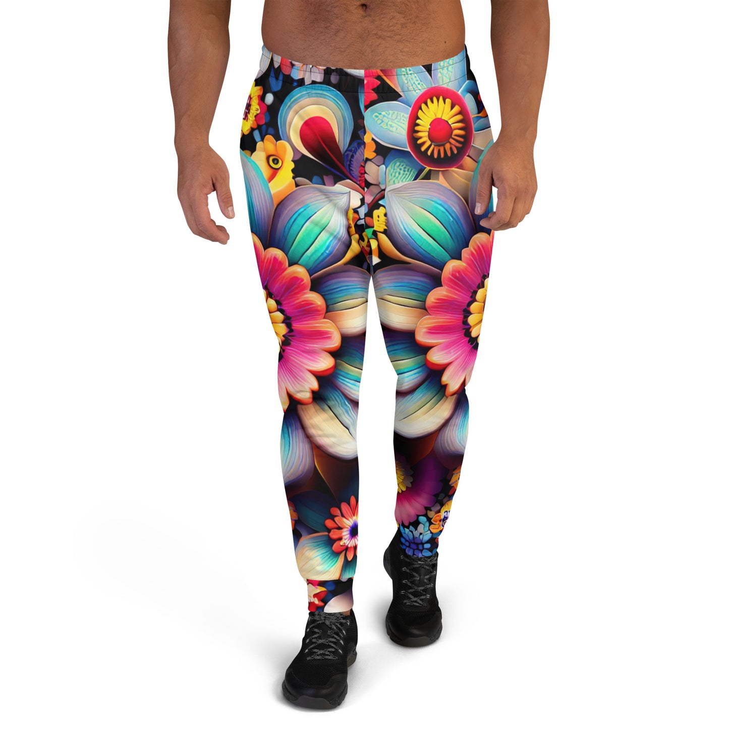 DMV 0219 Floral Men's Joggers