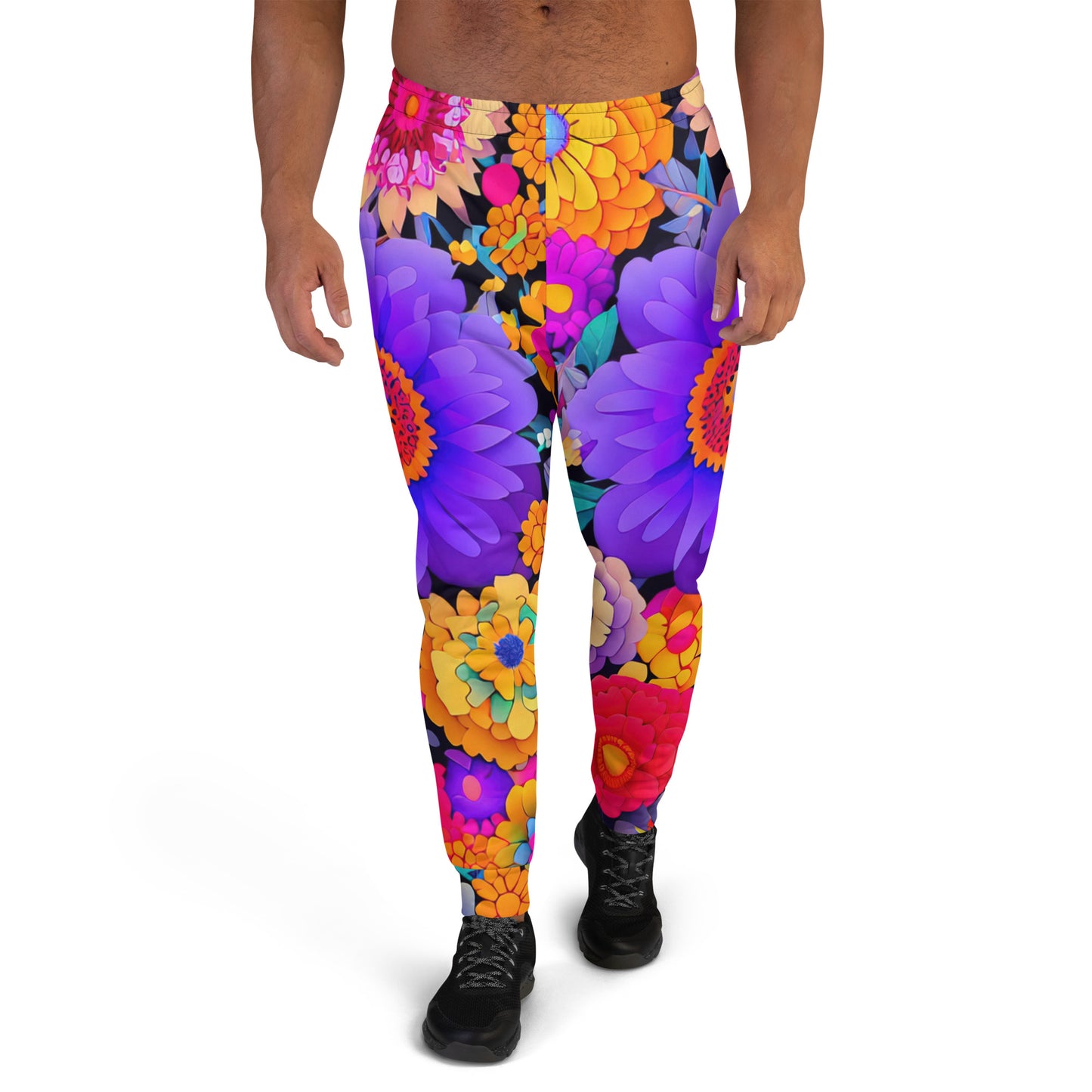 DMV 0220 Floral Men's Joggers