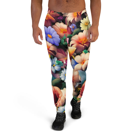 DMV 0043 Floral Men's Joggers