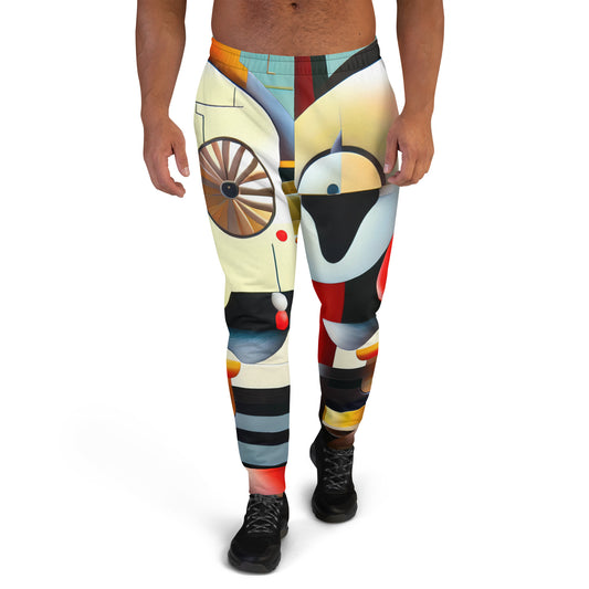 DMV 0022 Retro Art Men's Joggers