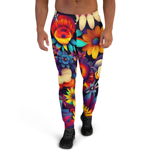 DMV 0080 Floral Men's Joggers