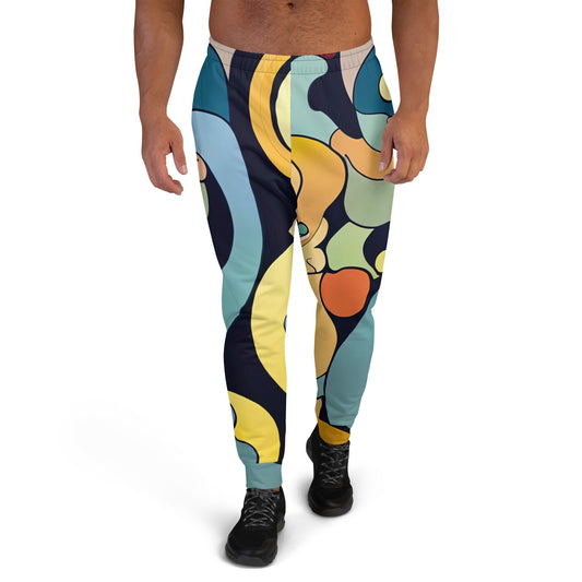 DMV 0242 Retro Art Men's Joggers