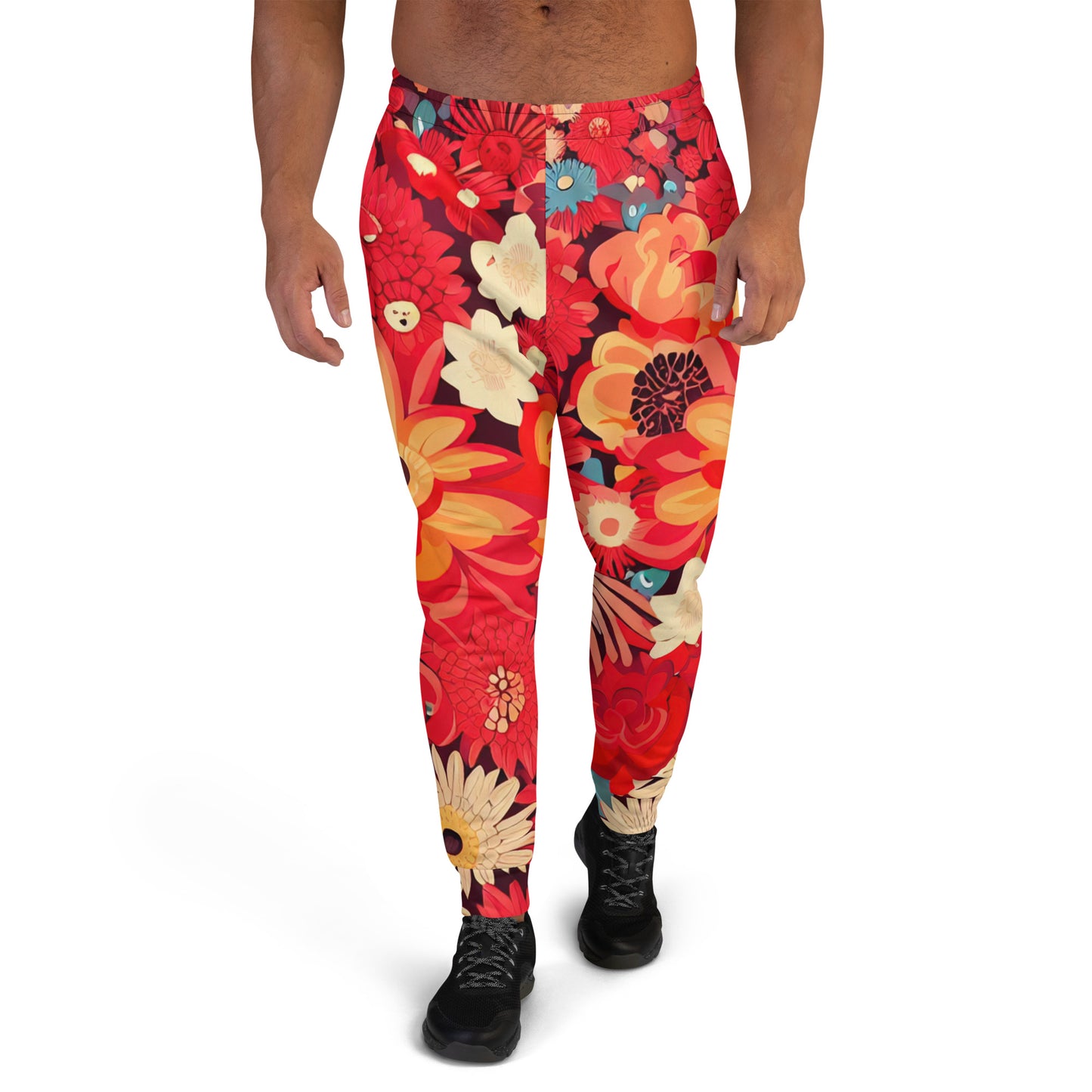 DMV 0105 Floral Men's Joggers