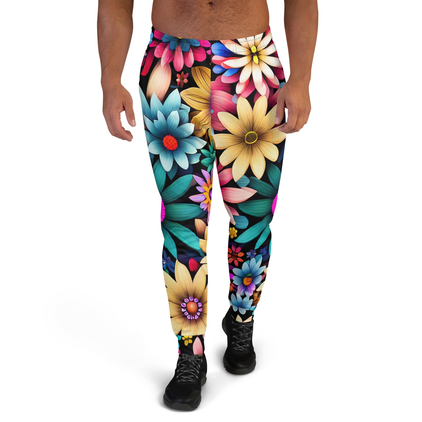 DMV 0265 Floral Men's Joggers