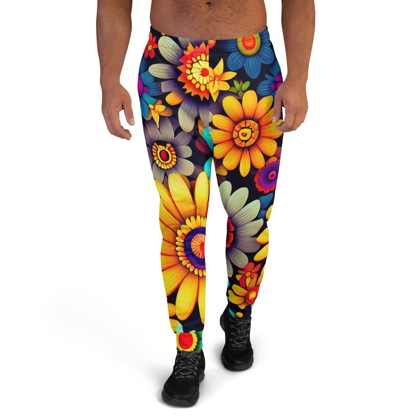 DMV 0158 Floral Men's Joggers