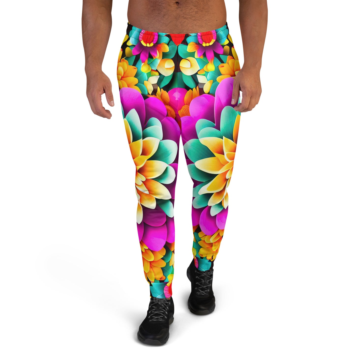 DMV 0250 Floral Men's Joggers