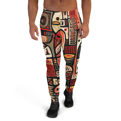 DMV 0107 Retro Art Men's Joggers