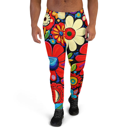 DMV 0178 Floral Men's Joggers