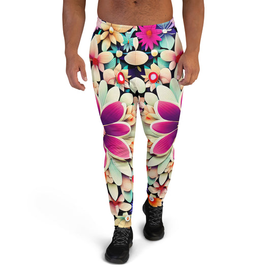 DMV 0307 Floral Men's Joggers