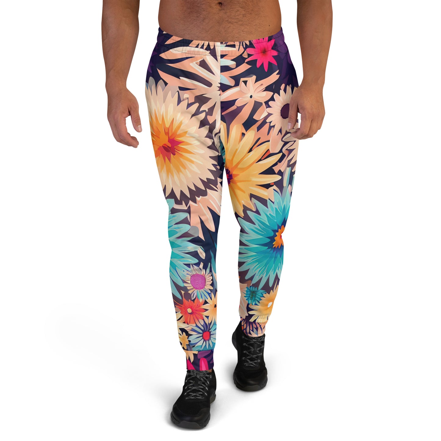 DMV 0404 Floral Men's Joggers