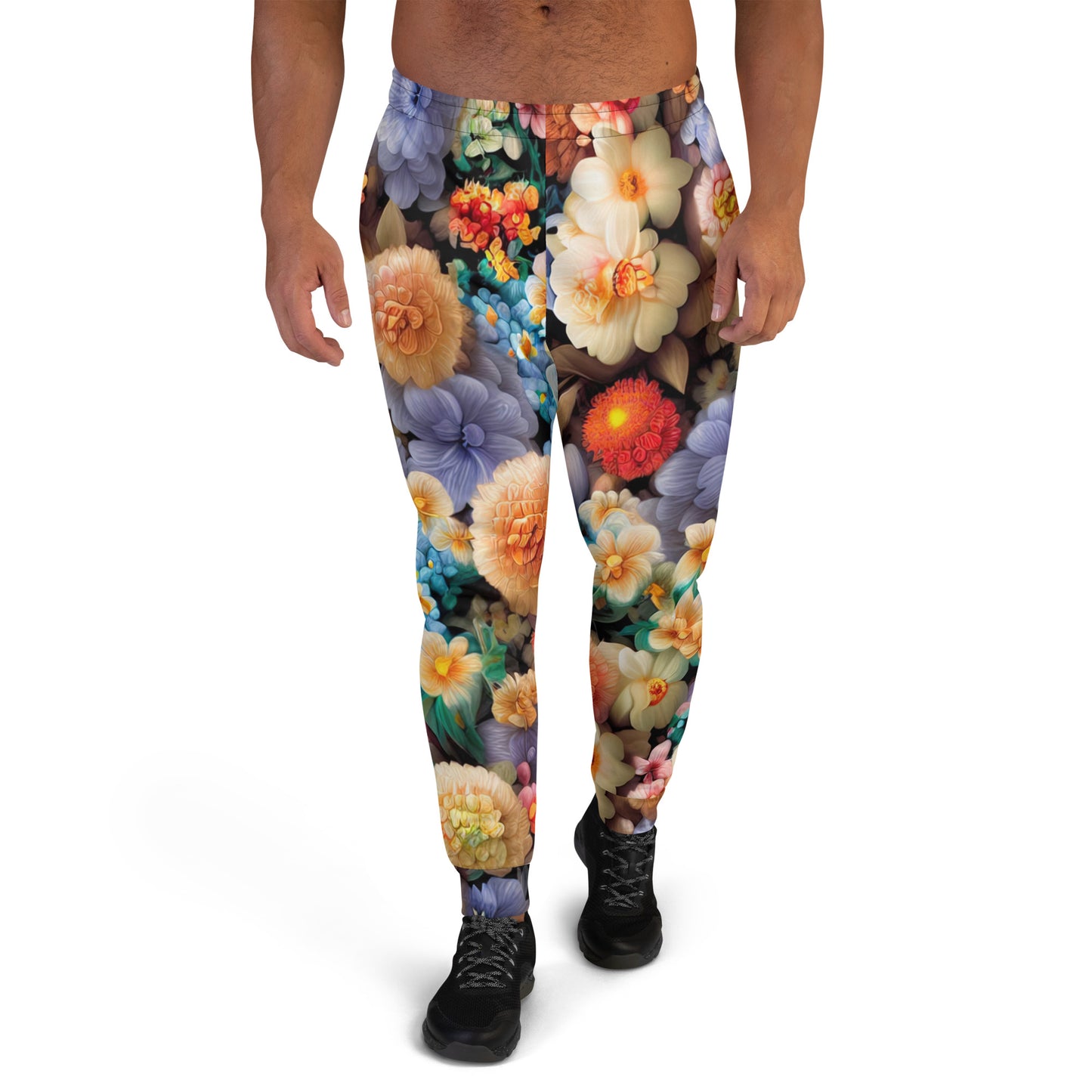 DMV 0302 Floral Men's Joggers