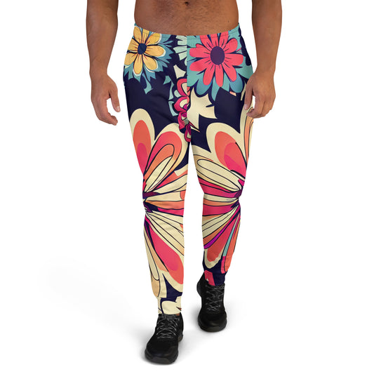 DMV 1525 Floral Men's Joggers