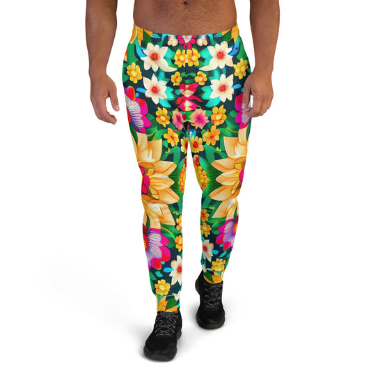 DMV 0193 Floral Men's Joggers