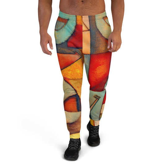 DMV 0298 Retro Art Men's Joggers