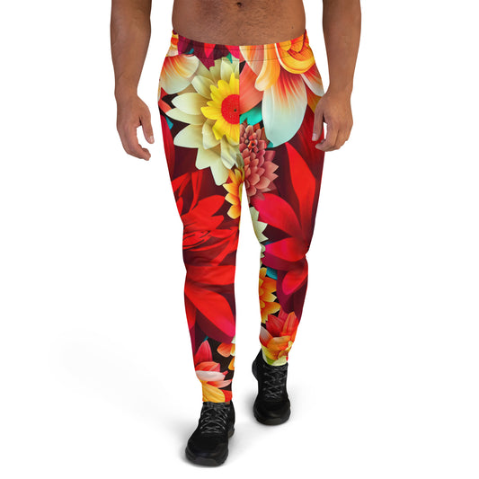 DMV 0419 Floral Men's Joggers