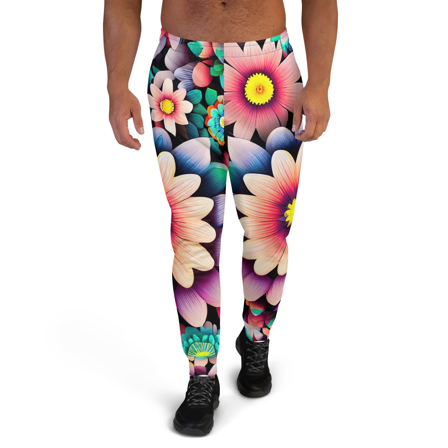 DMV 0515 Floral Men's Joggers