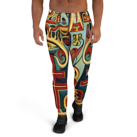 DMV 0465 Retro Art Men's Joggers