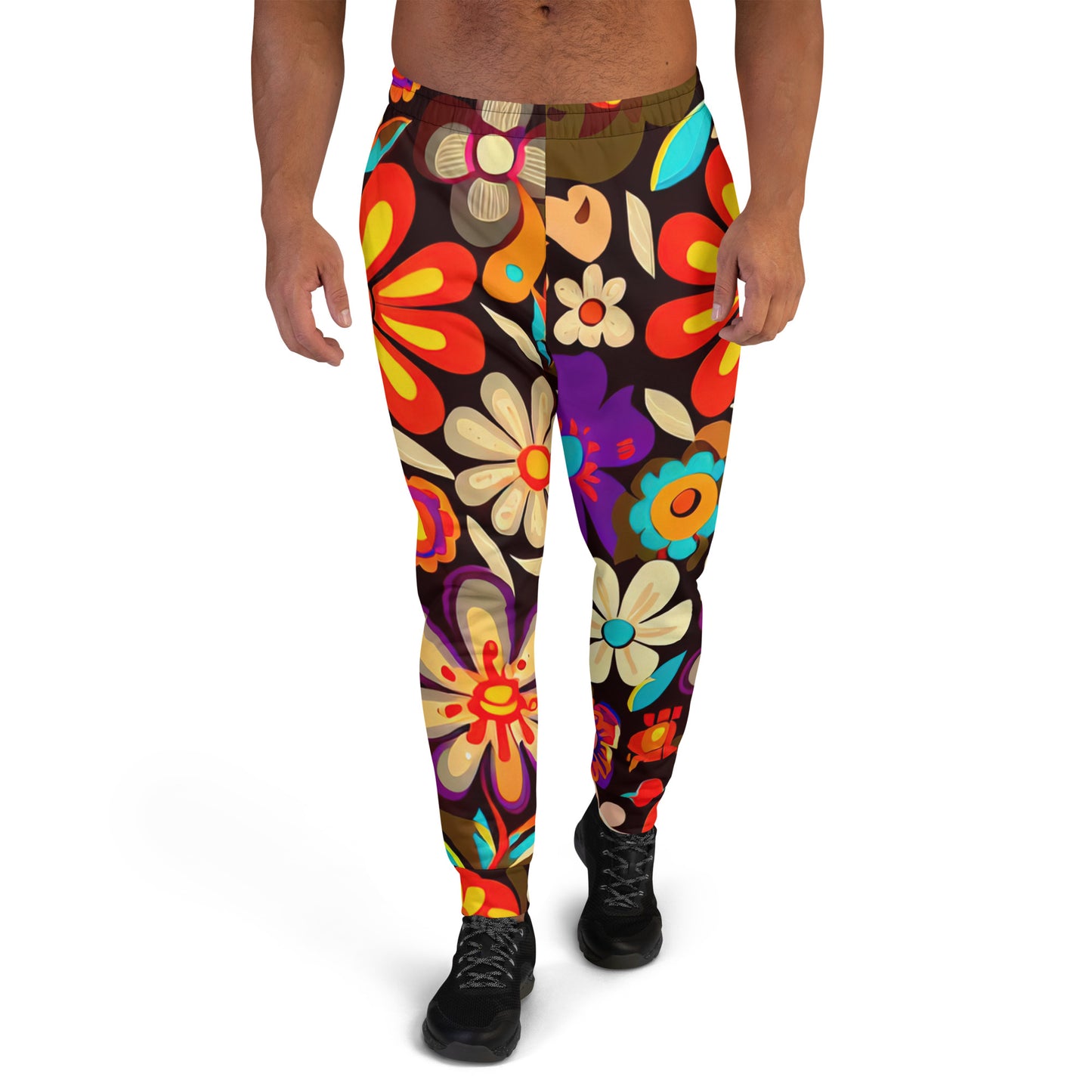 DMV 0316 Floral Men's Joggers