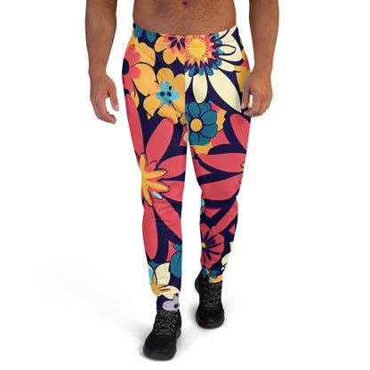 DMV 0392 Floral Men's Joggers