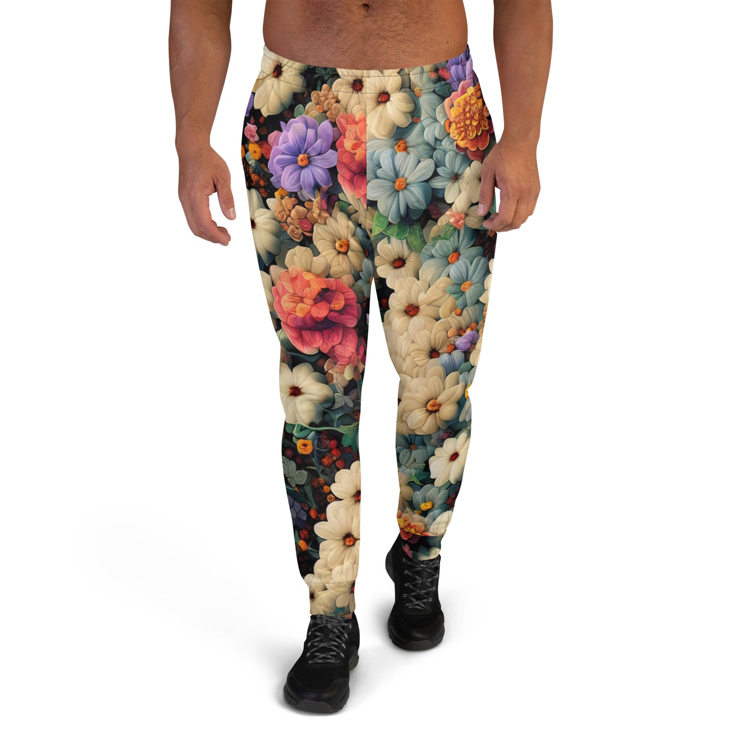 DMV 0840 Floral Men's Joggers